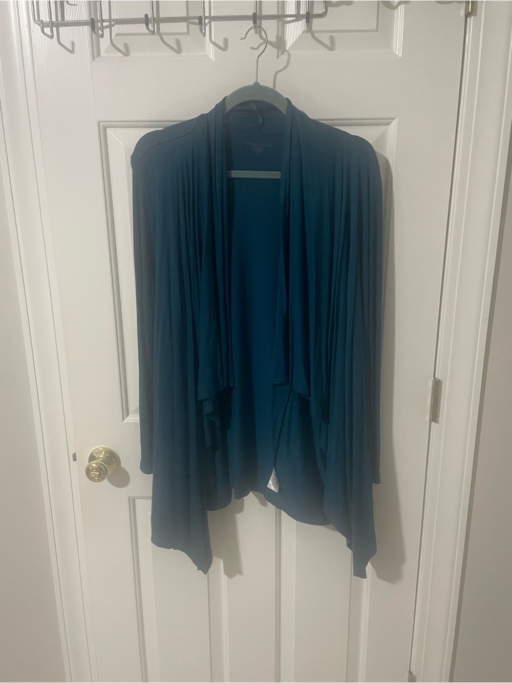 Cold water creek  cardigan teal